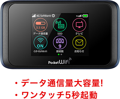 【延長】Softbank 501HW 100GBモデル【パートナー企業専用】